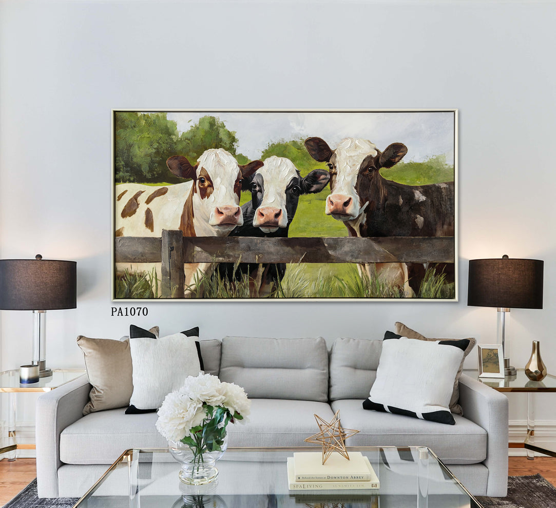 Moo-ving Moment Painting 113x63cm