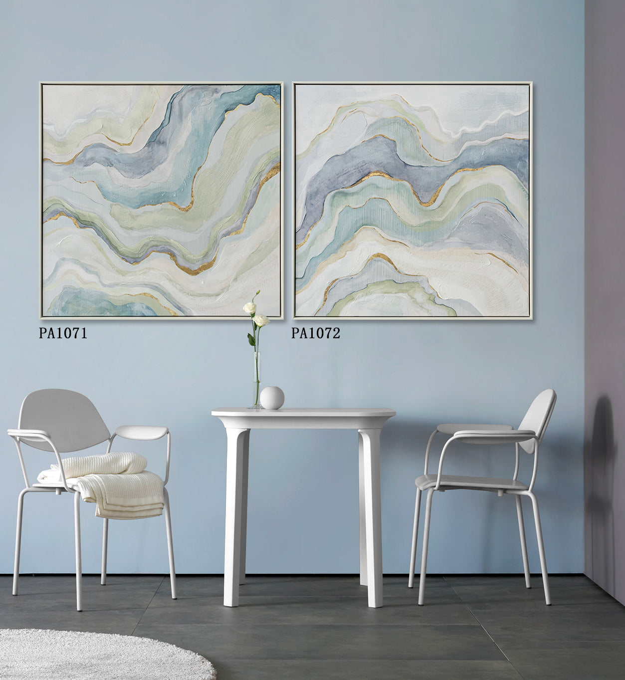 Ripple Effect Painting 83x83cm