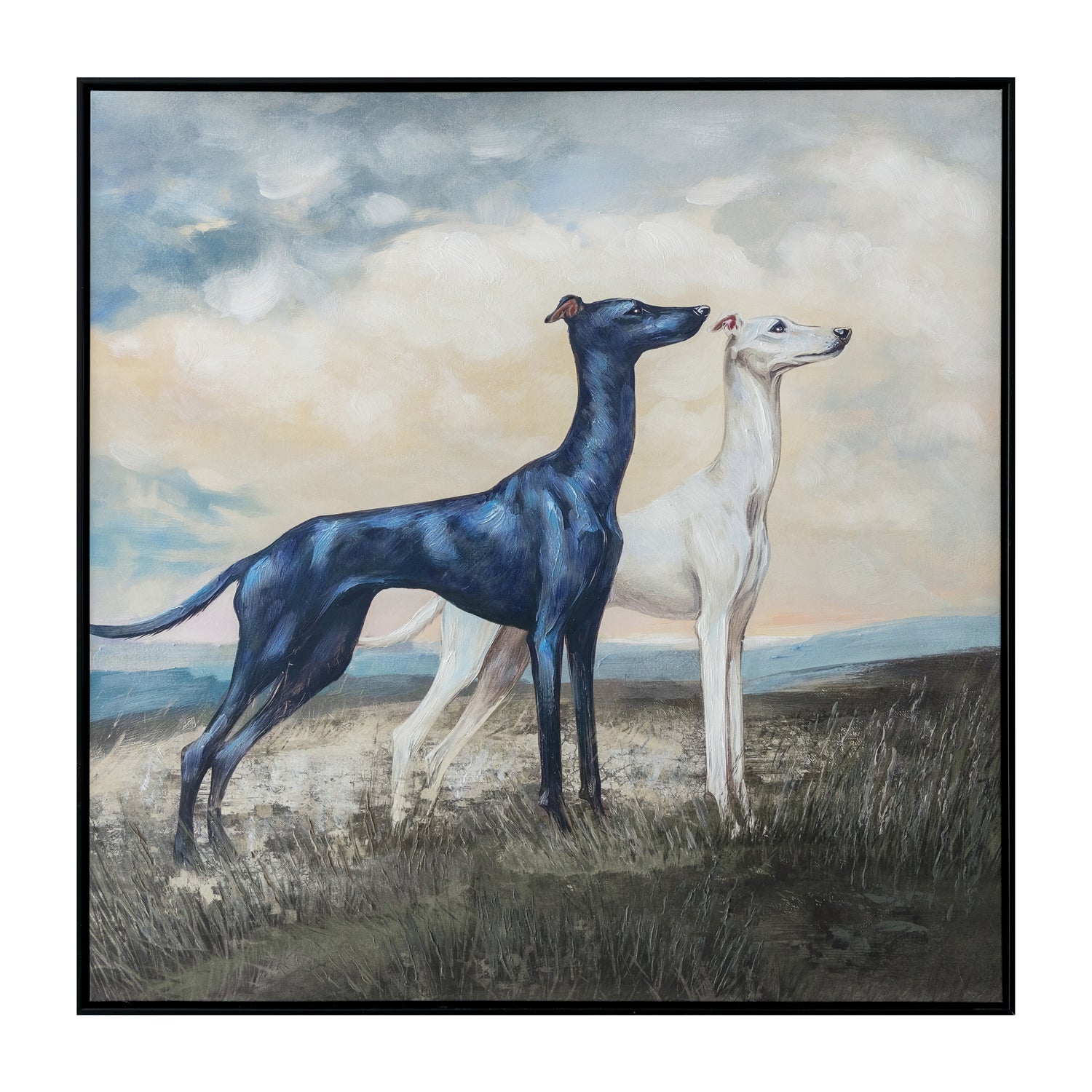 Fetch-ional Drama Painting 93x93cm