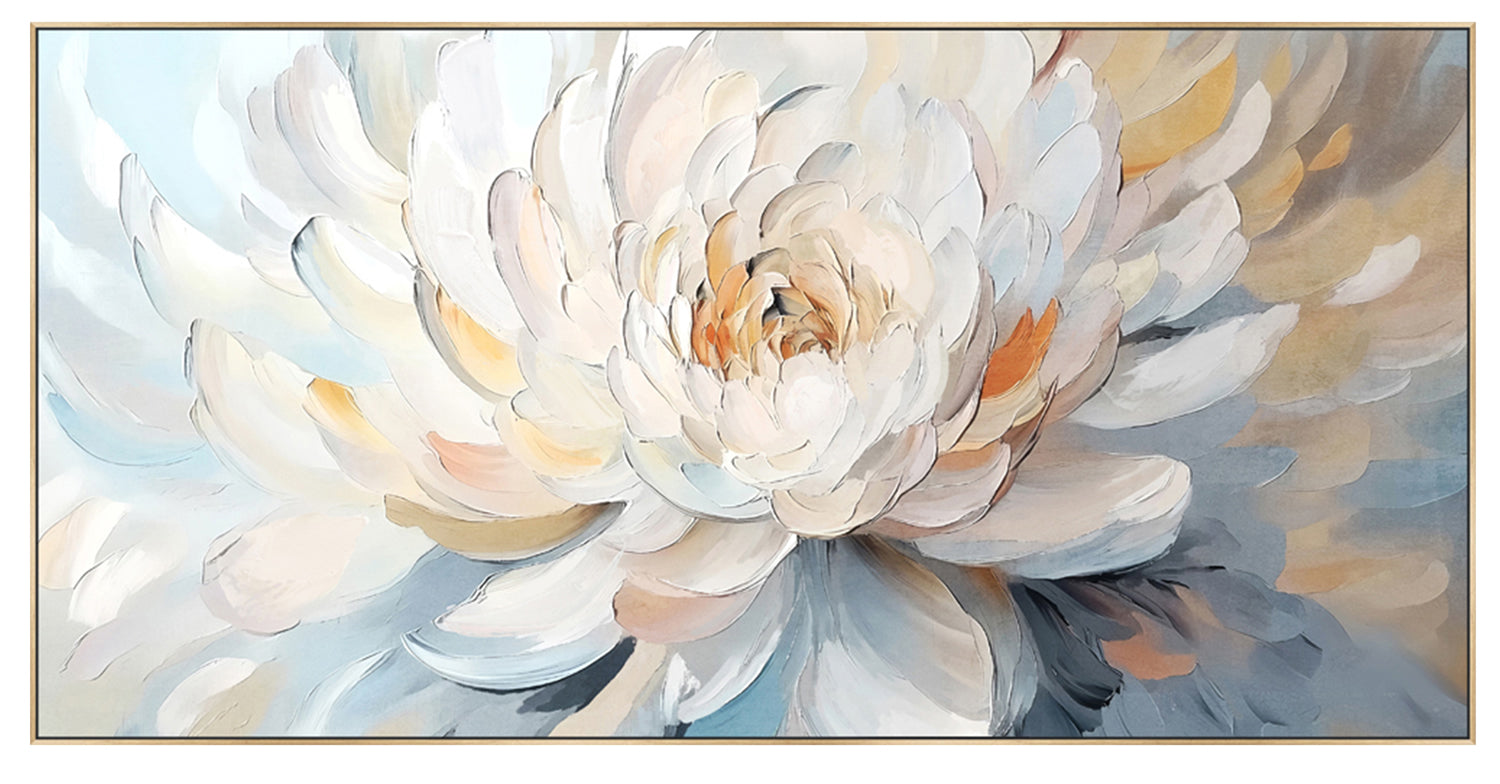 Glow Bloom Painting 123x63cm