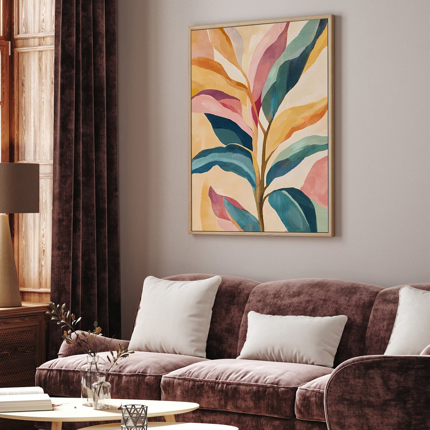 Tropic Twist Painting 63x93cm