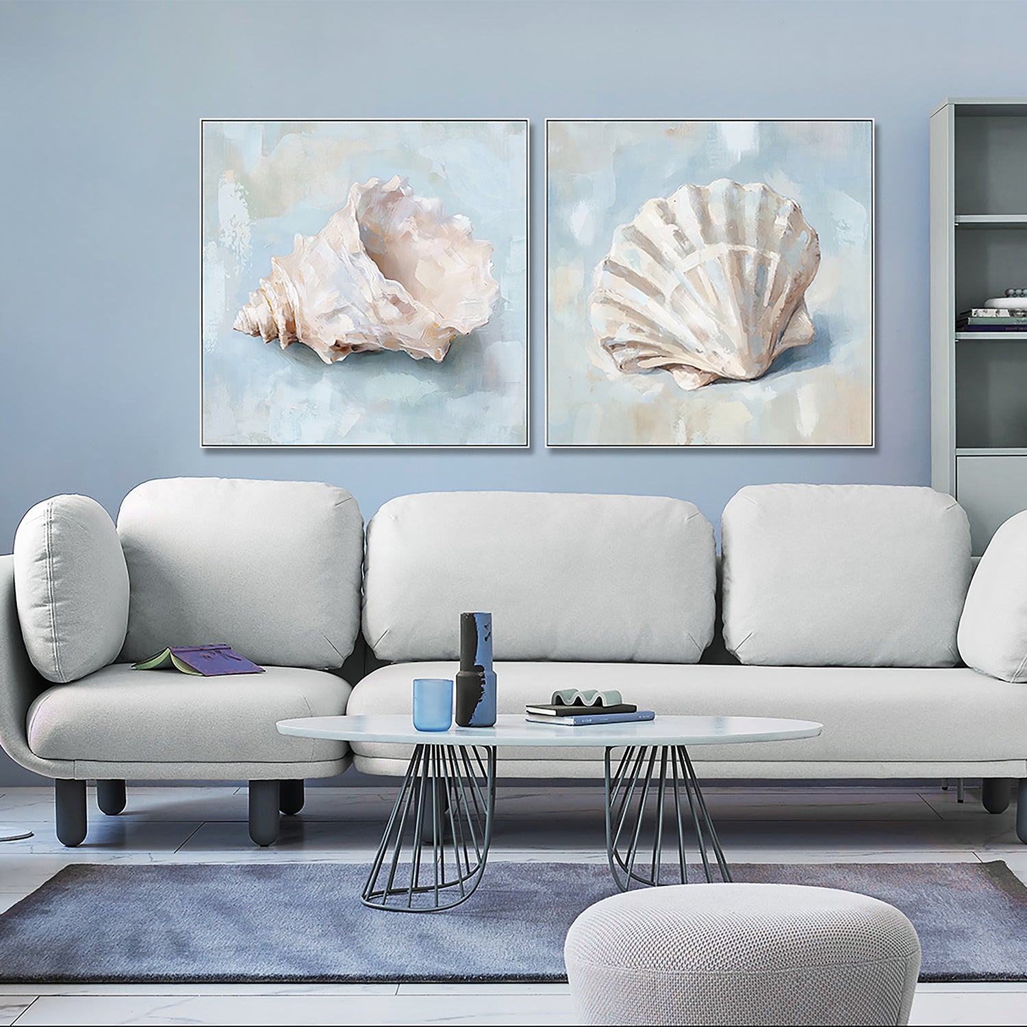 Scalloped Shores Painting73x73cm