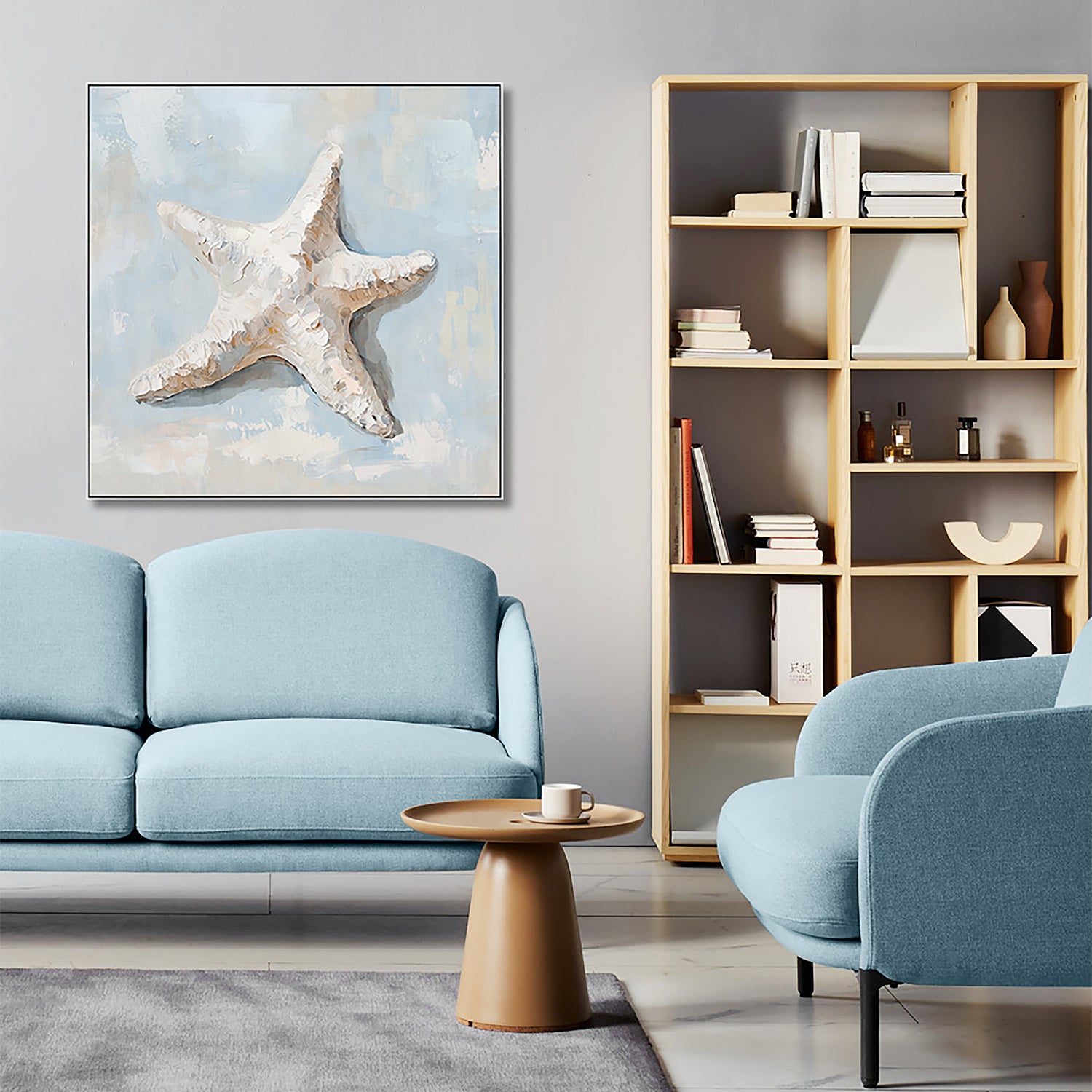 Shore Sparkle Painting 73x73cm