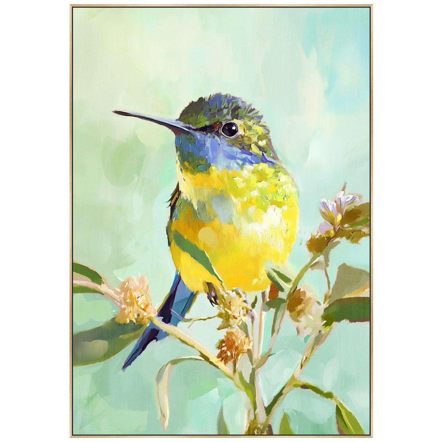 Peep & Perch Painting 73x103cm