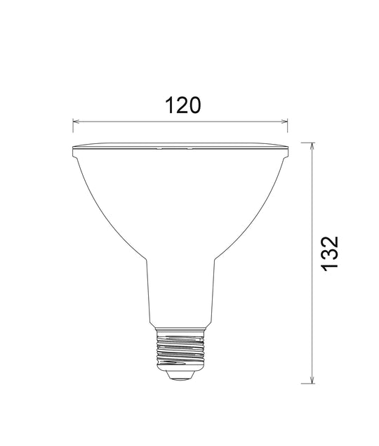 Globe LED ES Par38 15W 5000K IP65 White P/C 1300 Lm