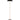 Floor 2 X ES Aluminium Black Shade & Flat Black Base W/Brass ROD OD (Shade ) 400mm