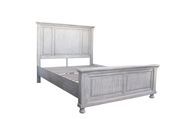 Pasadena Queen Bed - Grey Sonoma