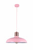 Pendant ES Matt Pink Dome W/Copper Highlight OD 400mm
