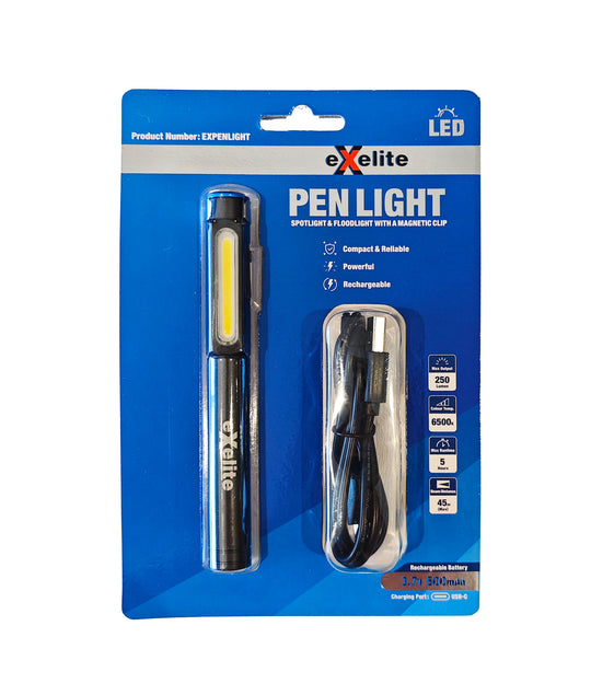 LED Work Light & Torch Dimmable 250 Lm