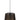 Pendant ES 60W Black W/Gold Interior Iron Slanted W/Tree Pattern OD 350 X H250 mm
