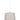 Pendant ES 60W White W/Gold Interior Iron Slanted W/Tree Pattern OD 350 X H250 mm