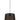 Pendant ES 60W Black W/Gold Interior Iron Slanted W/Flower Pattern OD 350 X H250 mm