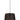 Pendant ES 60W Black W/Gold Interior Iron Slanted W/Fleur Pattern OD 350 X H250 mm