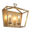 Perren 2 Light Wall Light - Matt Gold