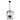 Perren 4 Light Pendant - Black