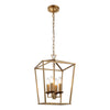 Perren 4 Light Pendant - Matt Gold