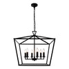 Perren 6 Light Pendant - Black