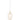 Pendant SES 10W Oval Opal (Matt Finish) Glass W/Brass Highlight OD 160mm X H340mm