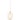 Pendant SES 10W Jar Opal (Matt Finish) Glass W/Brass Highlight OD 165mm X H315mm