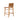 Pasadena Leather Counter Stool - Tan Woven