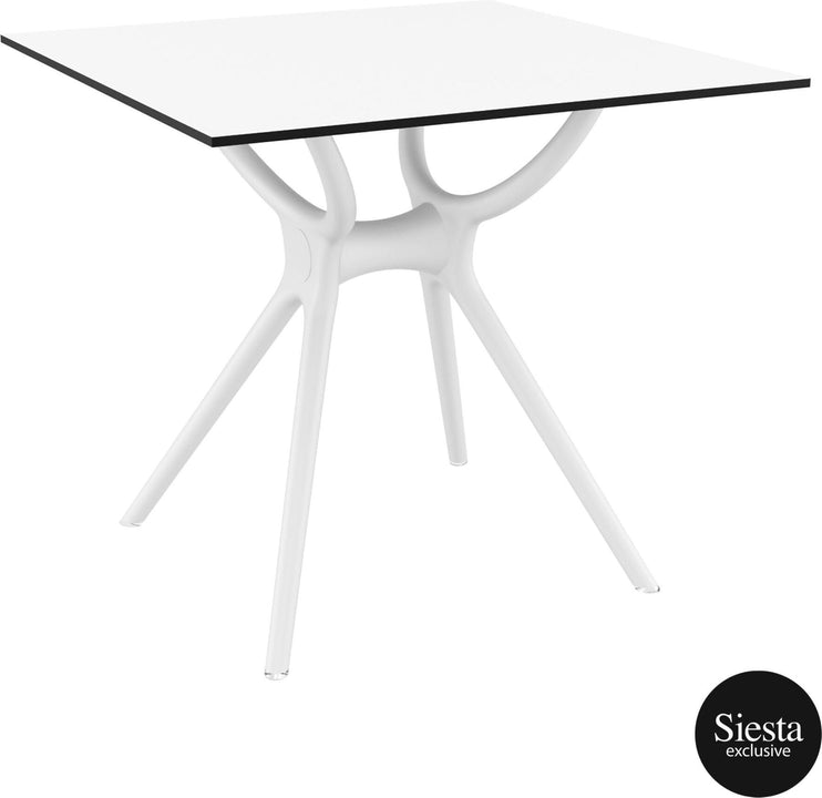 Monna 3 Piece Balcony Furniture Setting - White
