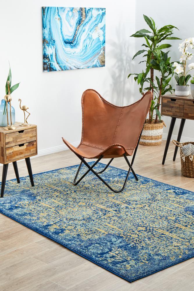 Rufus 411 Royal Blue Rug