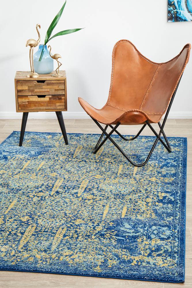 Rufus 411 Royal Blue Rug