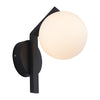 Rankin Single Light Wall Light - Black