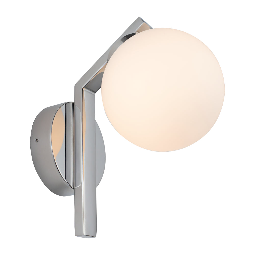 Rankin Single Light Wall Light - Chrome
