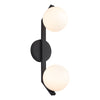 Rankin 2 Light Wall Light - Black