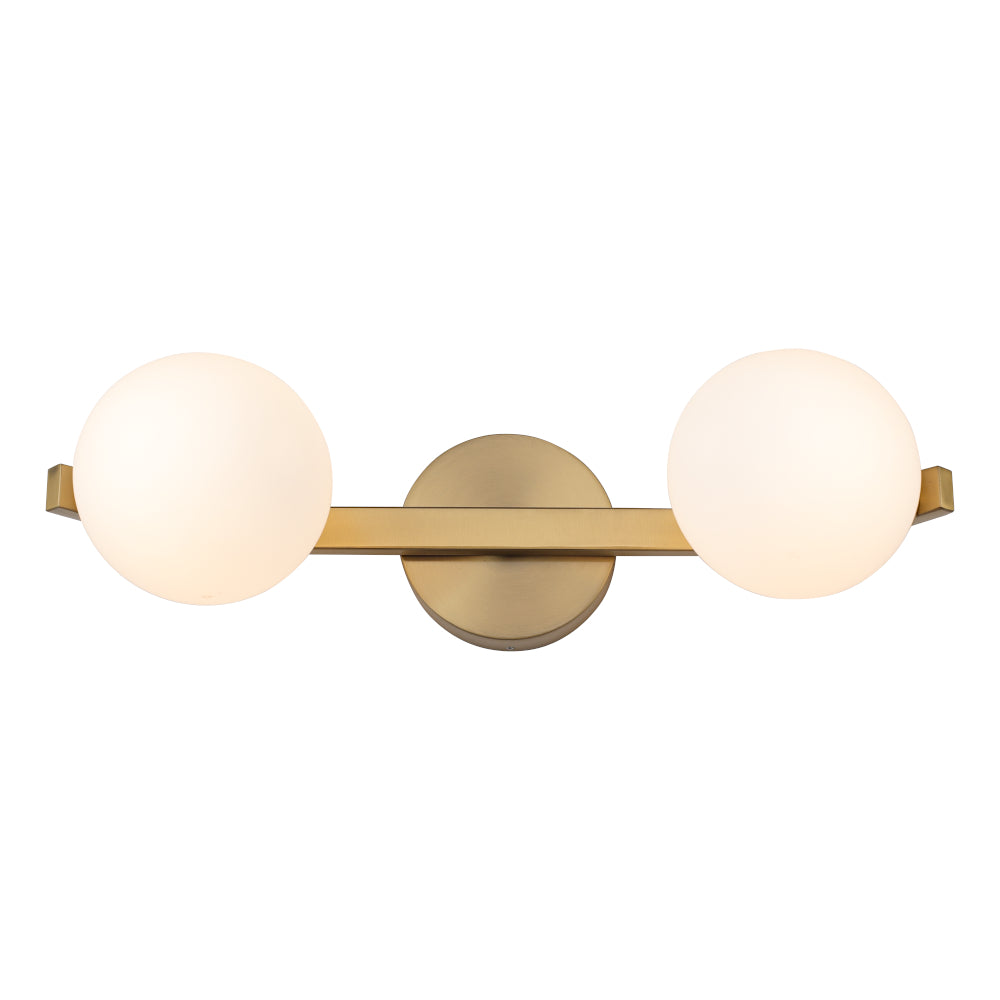 Rankin 2 Light Wall Light - Gold