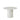 Rimini Round Dining Table Matte Tofu Glass 120cm
