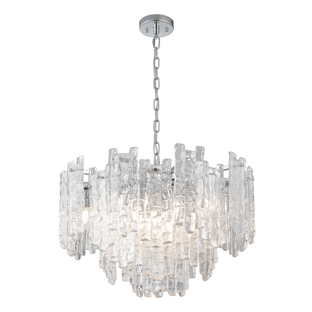 Redley 10 Light Pendant - Chrome