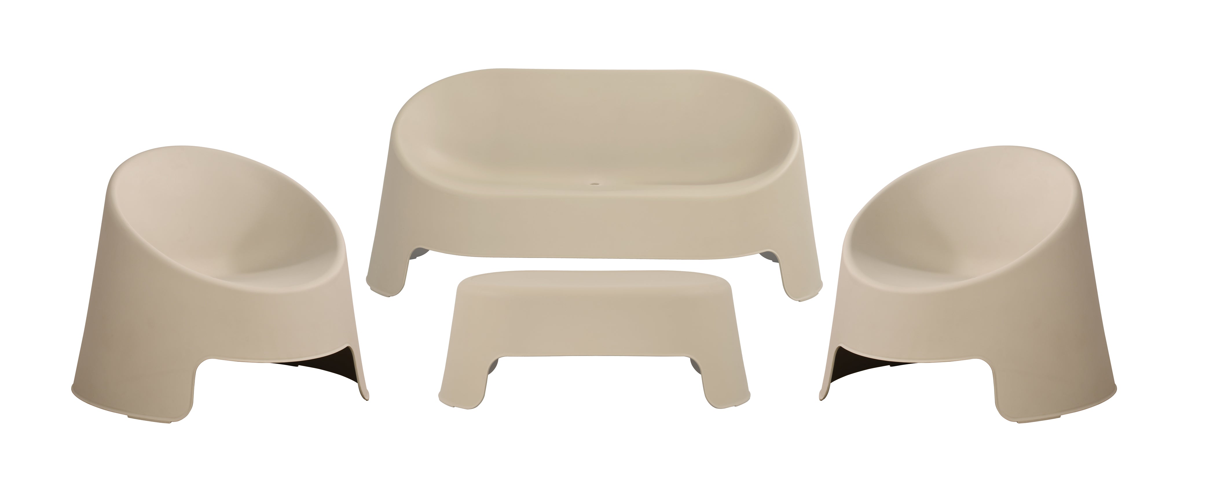 Santino 4 Pcs Outdoor Sofa Set - Grey