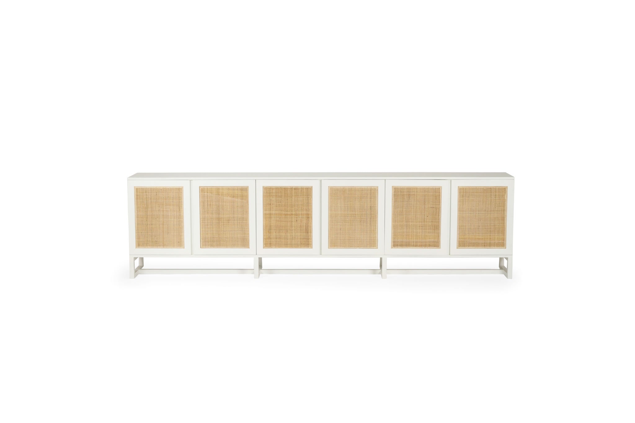 Clovelly Sideboard - 6 Door - White