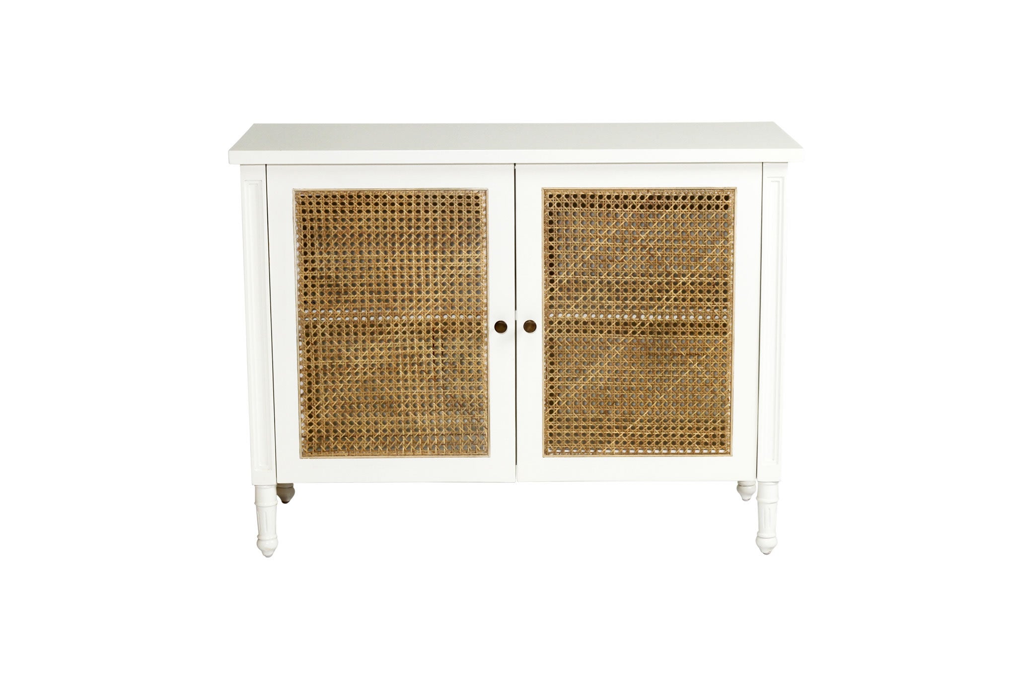 Hamilton Cane 2 Door Sideboard - White