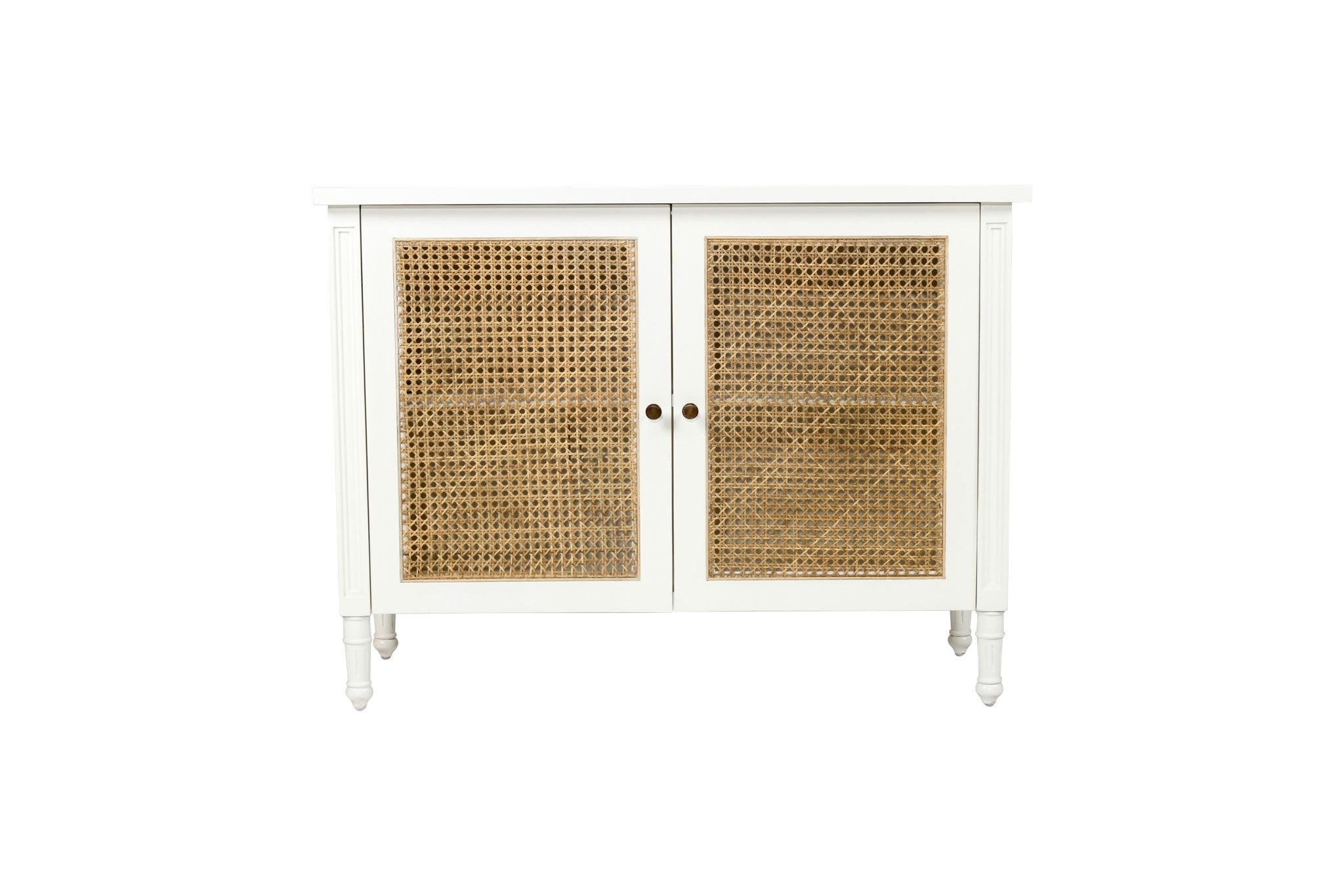 Hamilton Cane 2 Door Sideboard - White