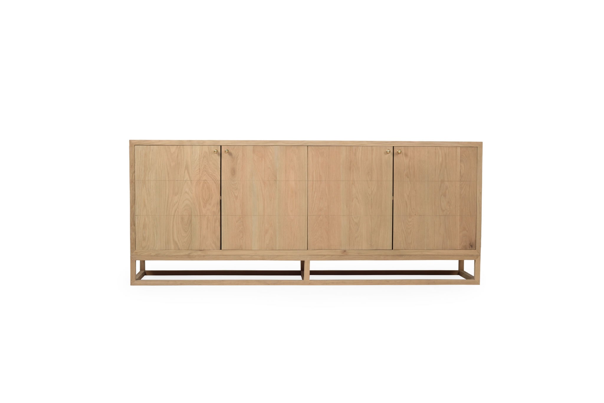 Lisette 4 Door Sideboard 200cm - Natural
