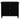 Beau 3 Drawer Solid White Cedar Turn Leg Dresser - Black