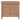 Beau 3 Drawer Solid White Cedar Turn Leg Dresser - Natural