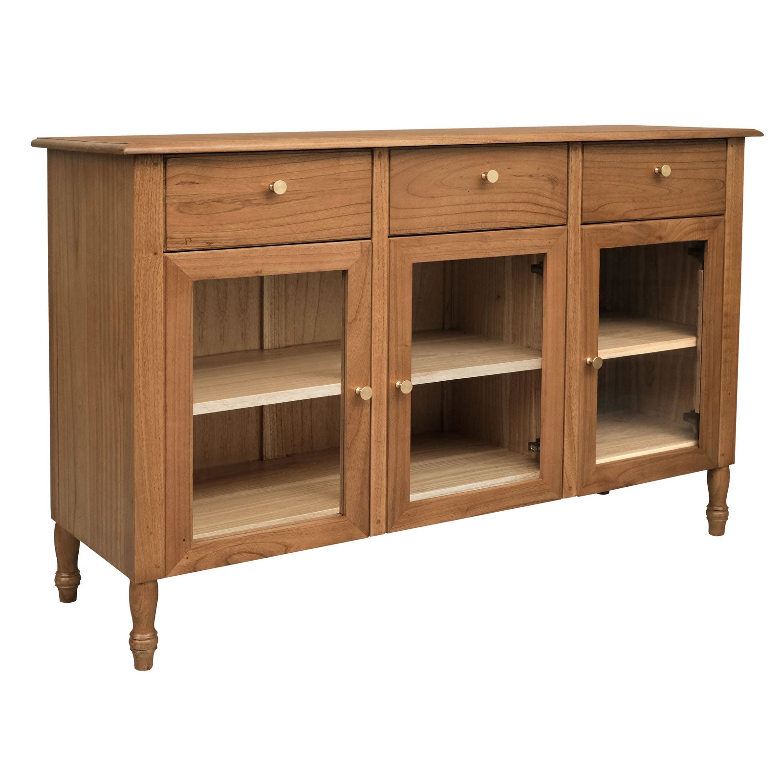 Winston 3 Door 3 Drawer Buffet - Almond
