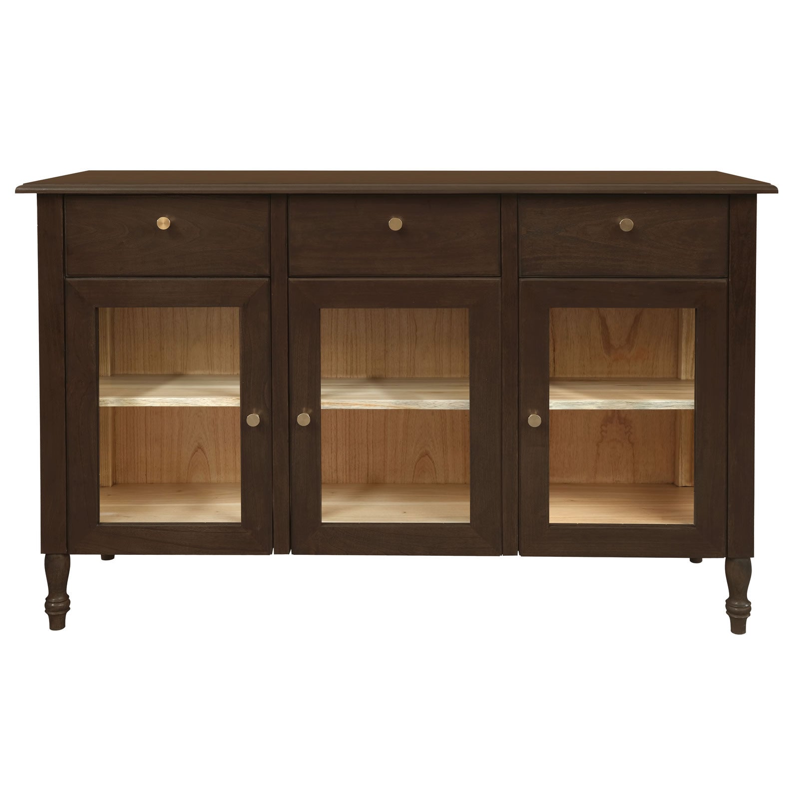 Winston 3 Door 3 Drawer Buffet - Walnut