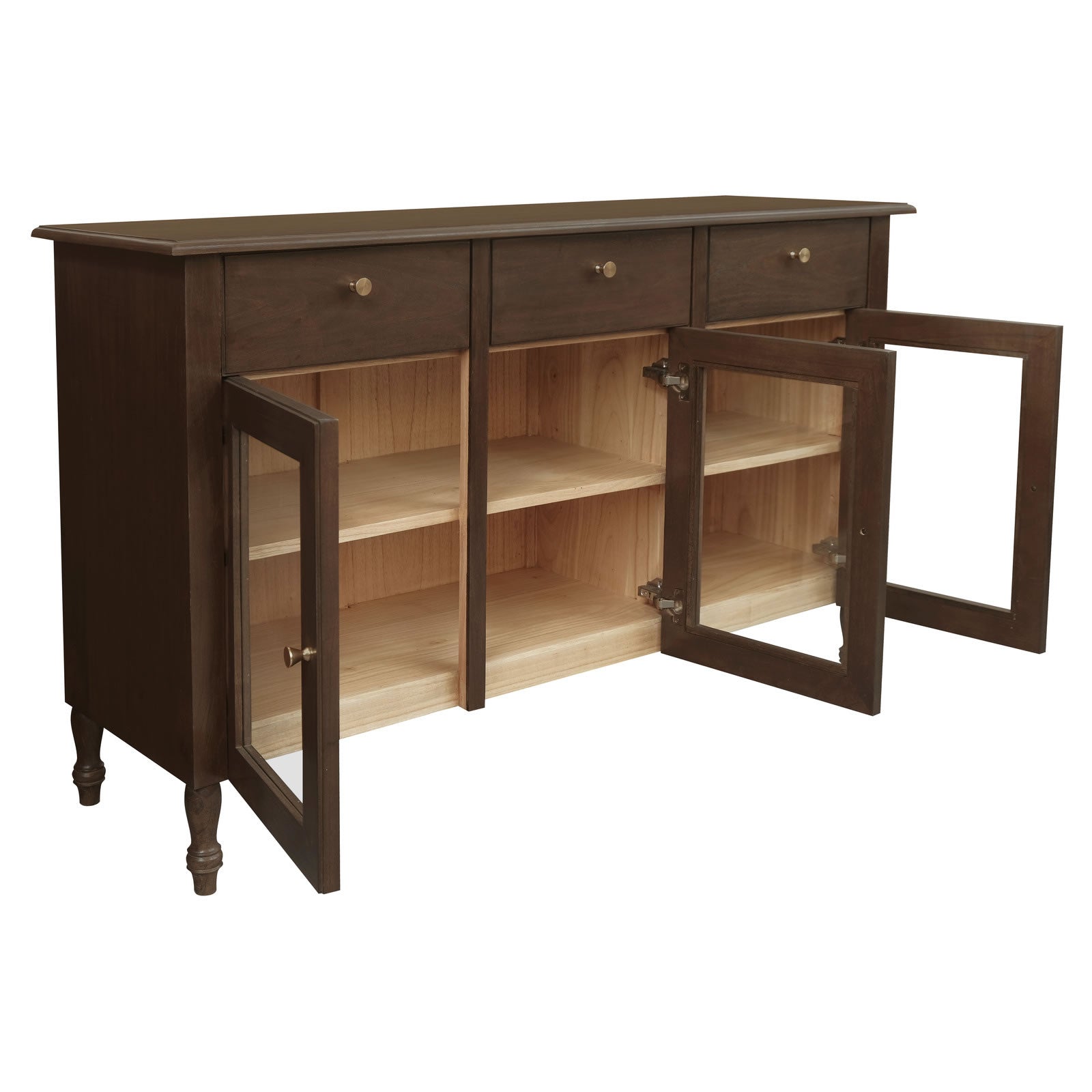 Winston 3 Door 3 Drawer Buffet - Walnut
