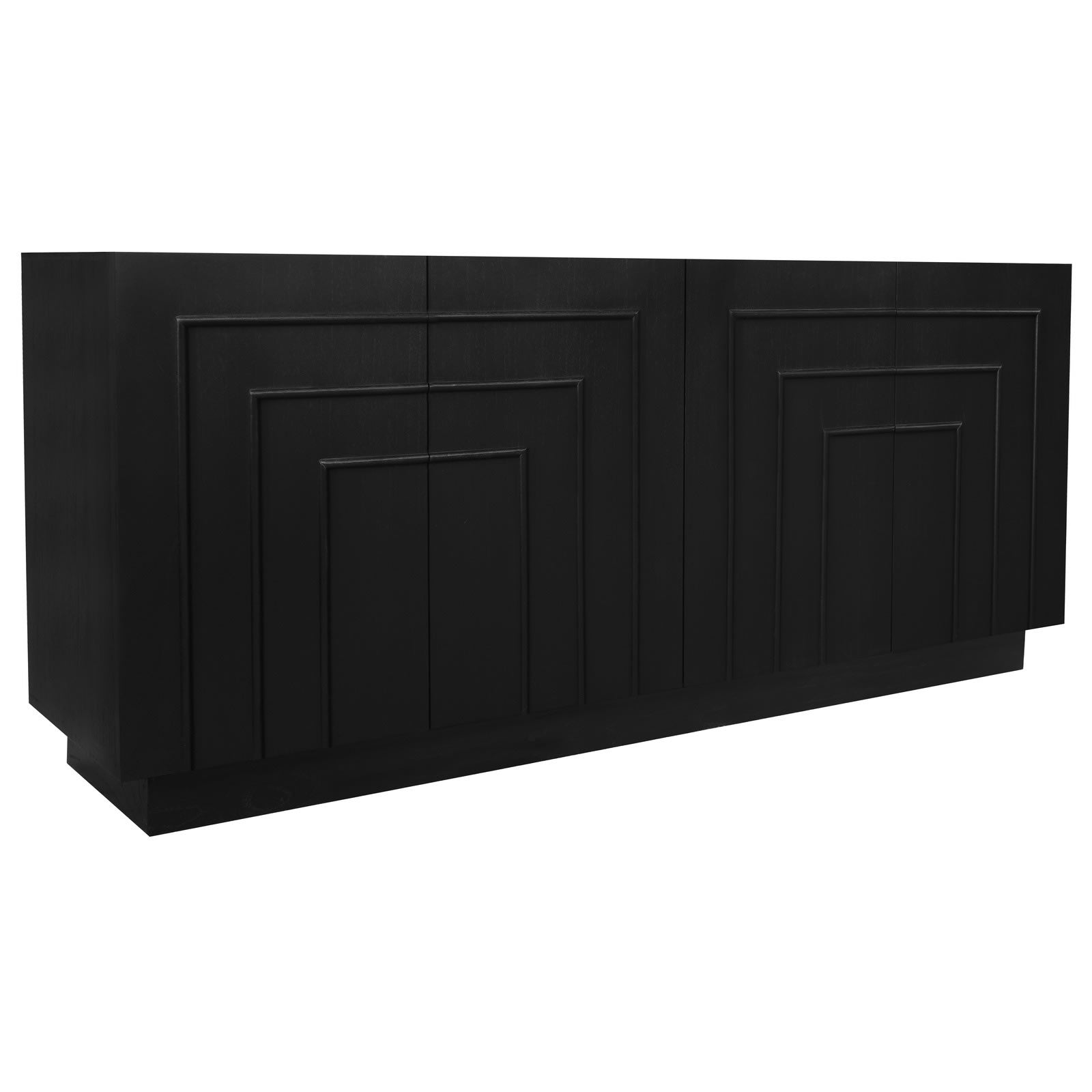 Apollo 4 Drawer Buffet - Black
