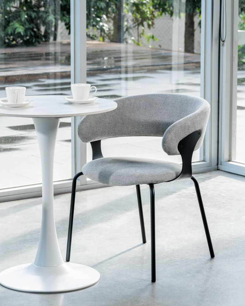 Kenny Dining Chair - Silver Grey (Set of 2)