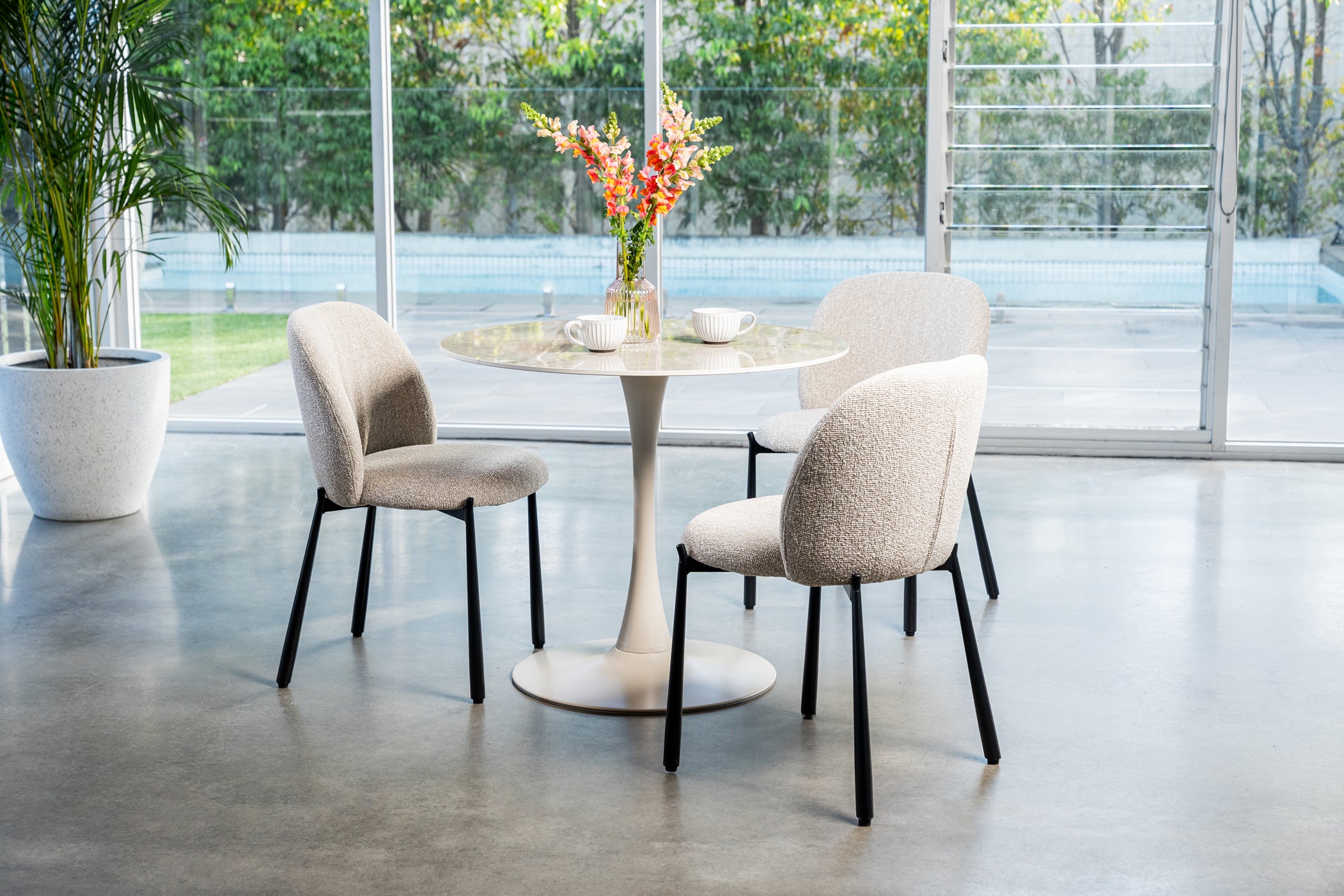 Miya Dining Chair - Sand  (Set of 2)