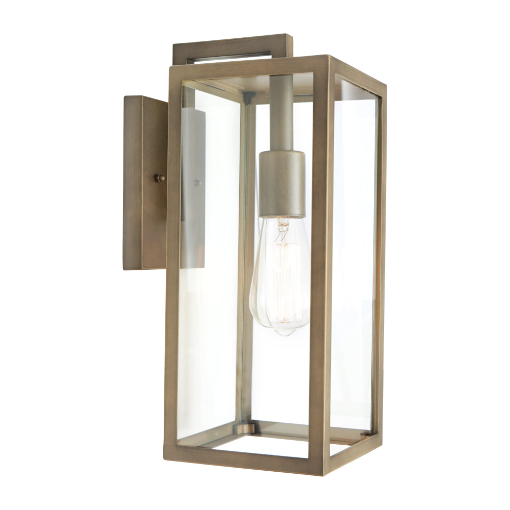Shyam 1 Light Exterior Wall Light - Old Bronze