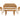 Sershan 4 Pcs Outdoor Sofa Set - Yellow