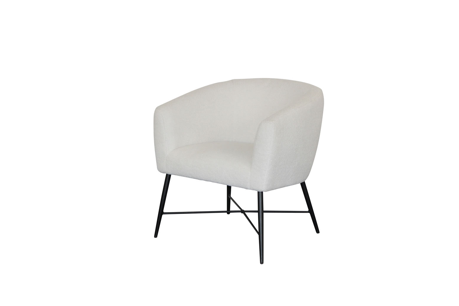 Sullie Chair - White Boucle