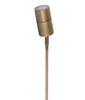 Spike S/Adj 12V Mr16 Solid Aged Brass IP65 L650mm Cable Encl